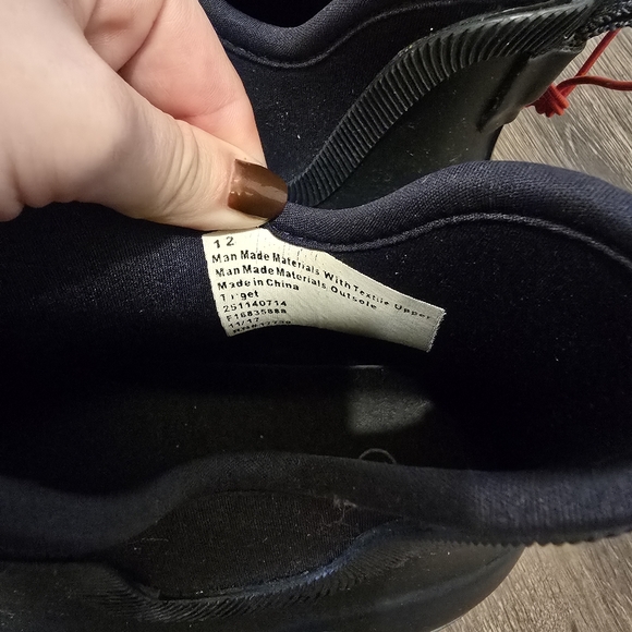 Hunter Mens size 12 ankle boots Navy - Picture 4 of 5